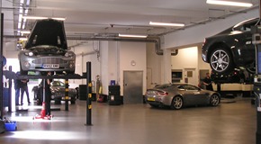 HWM Aston Martin - Workshop, parts store and offices refurbishment - Walton on Thames, Surrey